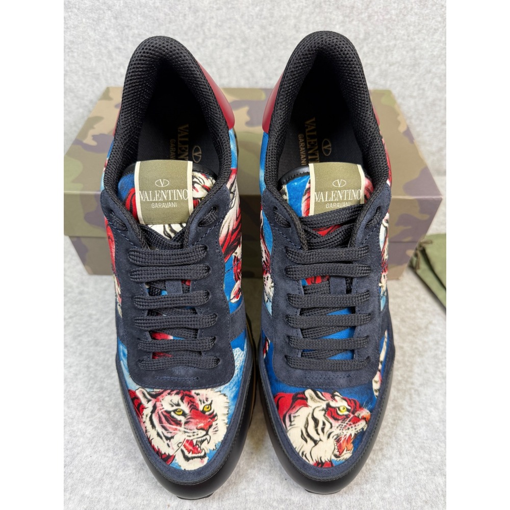 Valentino Garavani Rockrunner Tiger Sneakers Mens Designer Shoes Size EU46/US13 - Picture 2 of 15
